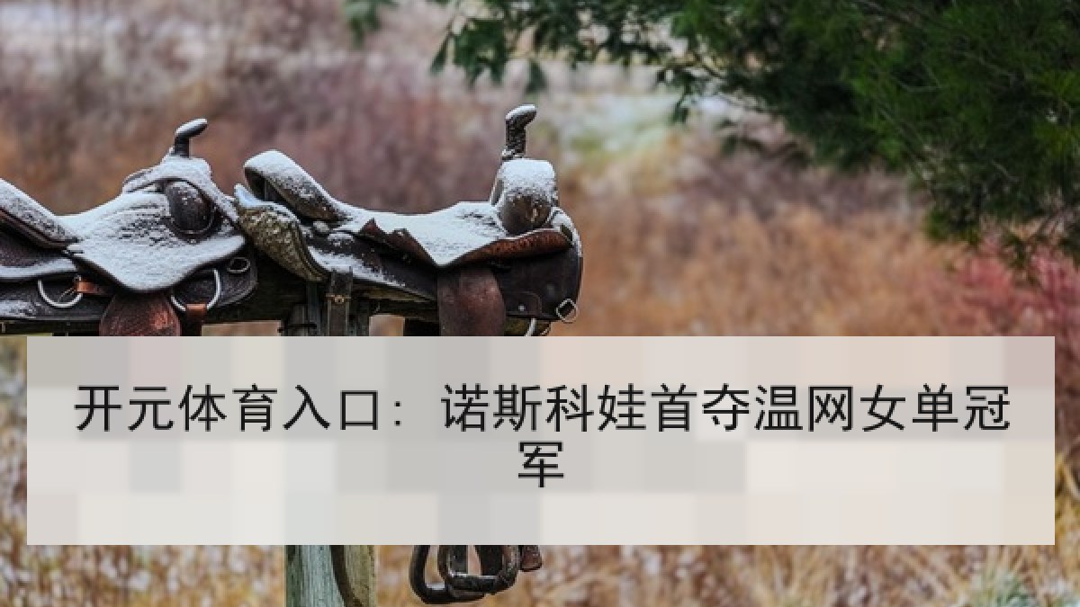 开元体育入口: 诺斯科娃首夺温网女单冠军 开元体育入口: 诺斯科娃首夺温网女单冠军